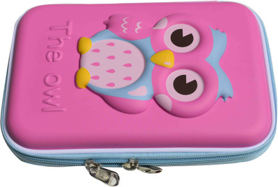 

13-HI-13 zip pouch cartoon Art Polyester Pencil Box(Set of 1, Multicolor)