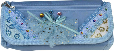 

13-HI-13 zip pouch cartoon Art Polyester Pencil Box(Set of 1, Multicolor)