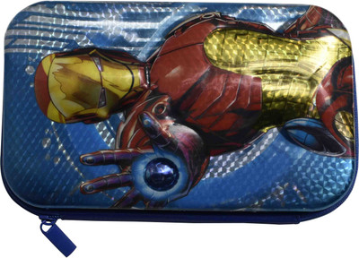 

13-HI-13 zip pouch cartoon Art Polyester Pencil Box(Set of 1, Multicolor)