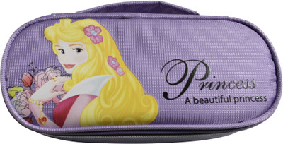 

13-HI-13 zip pouch cartoon Art Polyester Pencil Box(Set of 1, Multicolor)