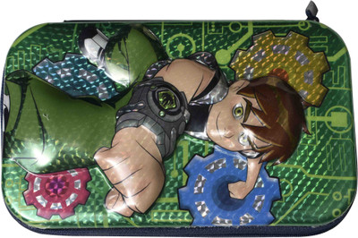 

13-HI-13 zip pouch cartoon Art Polyester Pencil Box(Set of 1, Multicolor)