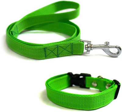 

Tradesk Dog Collar & Leash(, Green