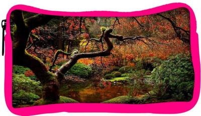 

Snoogg Eco Friendly Canvas Pound In Garden Designer Student Pen Pencil Case Coin Purse Pouch Cosmetic Makeup Bag (PINK) Pouch(Multicolor)