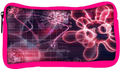 

Snoogg Eco Friendly Canvas Computer Virus Designer Student Pen Pencil Case Coin Purse Pouch Cosmetic Makeup Bag (PINK) Pouch(Multicolor)