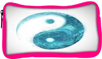 

Snoogg Eco Friendly Canvas Yin Yang Wave Student Pen Pencil Case Coin Purse Pouch Cosmetic Makeup Bag (PINK) Pouch(Multicolor)