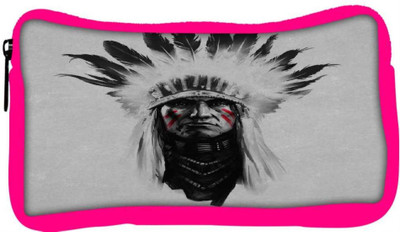 

Snoogg Eco Friendly Canvas Red Indian Minimal Student Pen Pencil Case Coin Purse Pouch Cosmetic Makeup Bag (PINK) Pouch(Multicolor)