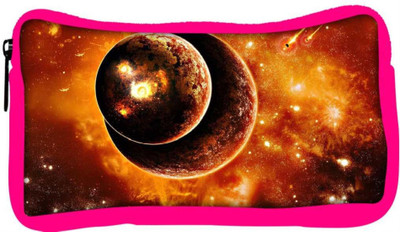

Snoogg Eco Friendly Canvas Abstract Pouch(Multicolor)