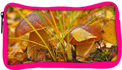 

Snoogg Eco Friendly Canvas Orange Mushroom Designer Student Pen Pencil Case Coin Purse Pouch Cosmetic Makeup Bag (PINK) Pouch(Multicolor)