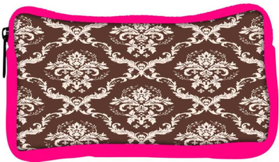 

Snoogg Eco Friendly Canvas Brown Pattern Designer Student Pen Pencil Case Coin Purse Pouch Cosmetic Makeup Bag (PINK) Pouch(Multicolor)