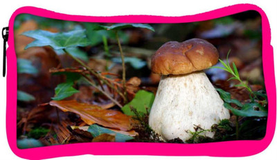 

Snoogg Eco Friendly Canvas White Mushroom Designer Student Pen Pencil Case Coin Purse Pouch Cosmetic Makeup Bag (PINK) Pouch(Multicolor)