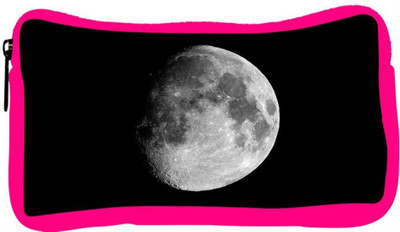 

Snoogg Eco Friendly Canvas Abstract Grey Moon Designer Student Pen Pencil Case Coin Purse Pouch Cosmetic Makeup Bag (PINK) Pouch(Multicolor)