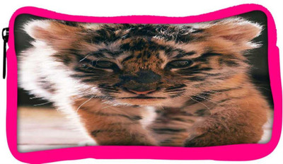 

Snoogg Eco Friendly Canvas Baby Tiger Student Pen Pencil Case Coin Purse Pouch Cosmetic Makeup Bag (PINK) Pouch(Multicolor)