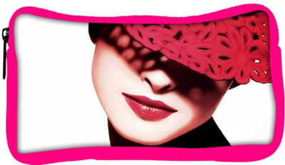 

Snoogg Eco Friendly Canvas Lady In Red Designer Student Pen Pencil Case Coin Purse Pouch Cosmetic Makeup Bag (PINK) Pouch(Multicolor)