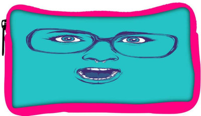 

Snoogg Eco Friendly Canvas Shocker Face Student Pen Pencil Case Coin Purse Pouch Cosmetic Makeup Bag (PINK) Pouch(Multicolor)