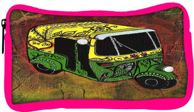 

Snoogg Eco Friendly Canvas New Delhi Auto Rickshaw 2889 Student Pen Pencil Case Coin Purse Pouch Cosmetic Makeup Bag (PINK) Pouch(Multicolor)