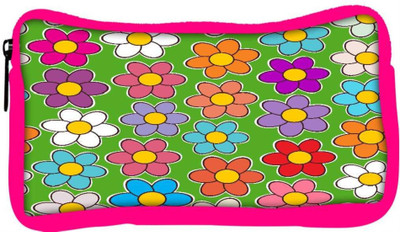 

Snoogg Eco Friendly Canvas Seamless Floral Pattern Flowers Texture Daisy Student Pen Pencil Case Coin Purse Pouch Cosmetic Makeup Bag (PINK) Pouch(Multicolor)