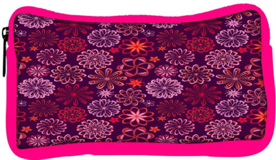 

Snoogg Eco Friendly Canvas Floral Seamless Pattern Student Pen Pencil Case Coin Purse Pouch Cosmetic Makeup Bag (PINK) Pouch(Multicolor)
