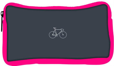 

Snoogg Eco Friendly Canvas Simple Cycle Designer Student Pen Pencil Case Coin Purse Pouch Cosmetic Makeup Bag (PINK) Pouch(Multicolor)