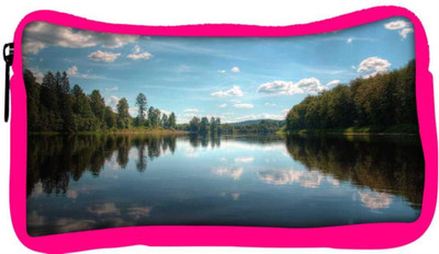 

Snoogg Eco Friendly Canvas Lake And The Jungle Designer Student Pen Pencil Case Coin Purse Pouch Cosmetic Makeup Bag (PINK) Pouch(Multicolor)