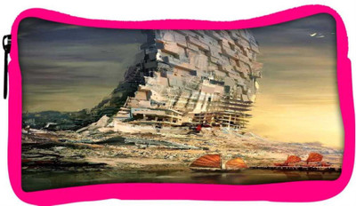 

Snoogg Eco Friendly Canvas Boat Building Designer Student Pen Pencil Case Coin Purse Pouch Cosmetic Makeup Bag (PINK) Pouch(Multicolor)