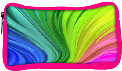

Snoogg Eco Friendly Canvas Colourful Centric Pattern 2439 Student Pen Pencil Case Coin Purse Pouch Cosmetic Makeup Bag (PINK) Pouch(Multicolor)