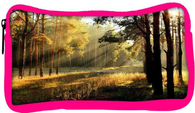 

Snoogg Eco Friendly Canvas Dense Anstract Forest Designer Student Pen Pencil Case Coin Purse Pouch Cosmetic Makeup Bag (PINK) Pouch(Multicolor)