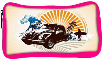 

Snoogg Eco Friendly Canvas Vintage Car Designer Student Pen Pencil Case Coin Purse Pouch Cosmetic Makeup Bag (PINK) Pouch(Multicolor)