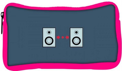 

Snoogg Eco Friendly Canvas Music Beats Designer Student Pen Pencil Case Coin Purse Pouch Cosmetic Makeup Bag (PINK) Pouch(Multicolor)