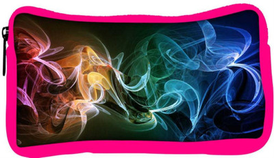 

Snoogg Eco Friendly Canvas Amazing Smoke Designer Student Pen Pencil Case Coin Purse Pouch Cosmetic Makeup Bag (PINK) Pouch(Multicolor)