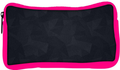 

Snoogg Eco Friendly Canvas Black Patternd Design Designer Student Pen Pencil Case Coin Purse Pouch Cosmetic Makeup Bag (PINK) Pouch(Multicolor)