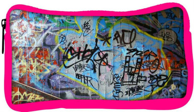

Snoogg Eco Friendly Canvas Colorful Graffiti Street Paint Designer Student Pen Pencil Case Coin Purse Pouch Cosmetic Makeup Bag (PINK) Pouch(Multicolor)
