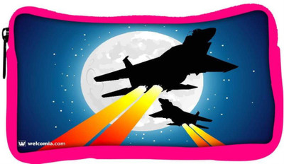 

Snoogg Eco Friendly Canvas Moon And Jet Fighters Student Pen Pencil Case Coin Purse Pouch Cosmetic Makeup Bag (PINK) Pouch(Multicolor)