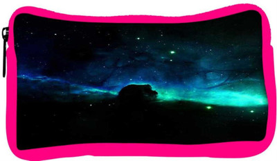 

Snoogg Eco Friendly Canvas Space Line Student Pen Pencil Case Coin Purse Pouch Cosmetic Makeup Bag (PINK) Pouch(Multicolor)