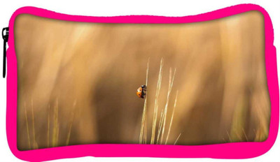 

Snoogg Eco Friendly Canvas Flying Beatel Designer Student Pen Pencil Case Coin Purse Pouch Cosmetic Makeup Bag (PINK) Pouch(Multicolor)