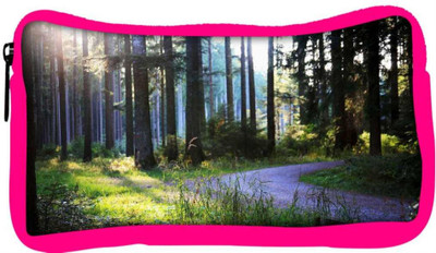 

Snoogg Eco Friendly Canvas Abstract Road In Forest Designer Student Pen Pencil Case Coin Purse Pouch Cosmetic Makeup Bag (PINK) Pouch(Multicolor)