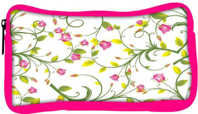 

Snoogg Eco Friendly Canvas Pink Floral Designer Student Pen Pencil Case Coin Purse Pouch Cosmetic Makeup Bag (PINK) Pouch(Multicolor)