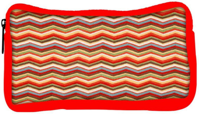 

Snoogg Eco Friendly Canvas Waves Pattern Reddish 2525 Student Pen Pencil Case Coin Purse Pouch Cosmetic Makeup Bag (RED) Pouch(Multicolor)