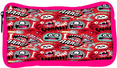 

Snoogg Eco Friendly Canvas Woah Aaah Student Pen Pencil Case Coin Purse Pouch Cosmetic Makeup Bag (PINK) Pouch(Multicolor)
