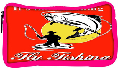 

Snoogg Eco Friendly Canvas Fly Fisherman Catching Trout With Fly Reel Student Pen Pencil Case Coin Purse Pouch Cosmetic Makeup Bag (PINK) Pouch(Multicolor)