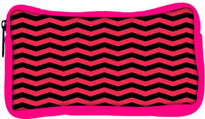 

Snoogg Eco Friendly Canvas Black And Pink Waves 2568 Student Pen Pencil Case Coin Purse Pouch Cosmetic Makeup Bag (PINK) Pouch(Multicolor)