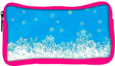 

Snoogg Eco Friendly Canvas White And Blue Abstract Designer Student Pen Pencil Case Coin Purse Pouch Cosmetic Makeup Bag (PINK) Pouch(Multicolor)