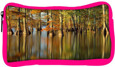 

Snoogg Eco Friendly Canvas Water In Forest Designer Student Pen Pencil Case Coin Purse Pouch Cosmetic Makeup Bag (PINK) Pouch(Multicolor)