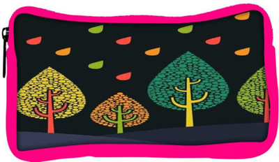 

Snoogg Eco Friendly Canvas Tree Cool Student Pen Pencil Case Coin Purse Pouch Cosmetic Makeup Bag (PINK) Pouch(Multicolor)