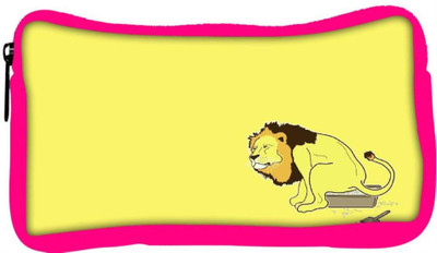 

Snoogg Eco Friendly Canvas The Lion On The Pot Designer Student Pen Pencil Case Coin Purse Pouch Cosmetic Makeup Bag (PINK) Pouch(Multicolor)