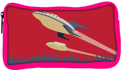 

Snoogg Eco Friendly Canvas Future Jets 2510 Student Pen Pencil Case Coin Purse Pouch Cosmetic Makeup Bag (PINK) Pouch(Multicolor)