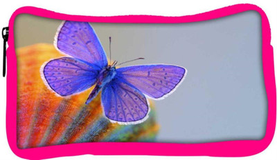 

Snoogg Eco Friendly Canvas Purple Butterfly Designer Student Pen Pencil Case Coin Purse Pouch Cosmetic Makeup Bag (PINK) Pouch(Multicolor)