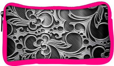 

Snoogg Eco Friendly Canvas Abstract Grey Design Designer Student Pen Pencil Case Coin Purse Pouch Cosmetic Makeup Bag (PINK) Pouch(Multicolor)