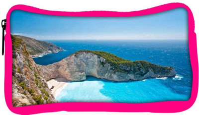 

Snoogg Eco Friendly Canvas Blue Water Near Mountain Designer Student Pen Pencil Case Coin Purse Pouch Cosmetic Makeup Bag (PINK) Pouch(Multicolor)