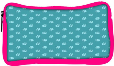 

Snoogg Eco Friendly Canvas Abstract Dog Footprint Designer Student Pen Pencil Case Coin Purse Pouch Cosmetic Makeup Bag (PINK) Pouch(Multicolor)