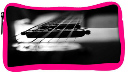 

Snoogg Eco Friendly Canvas First Guitar Designer Student Pen Pencil Case Coin Purse Pouch Cosmetic Makeup Bag (PINK) Pouch(Multicolor)